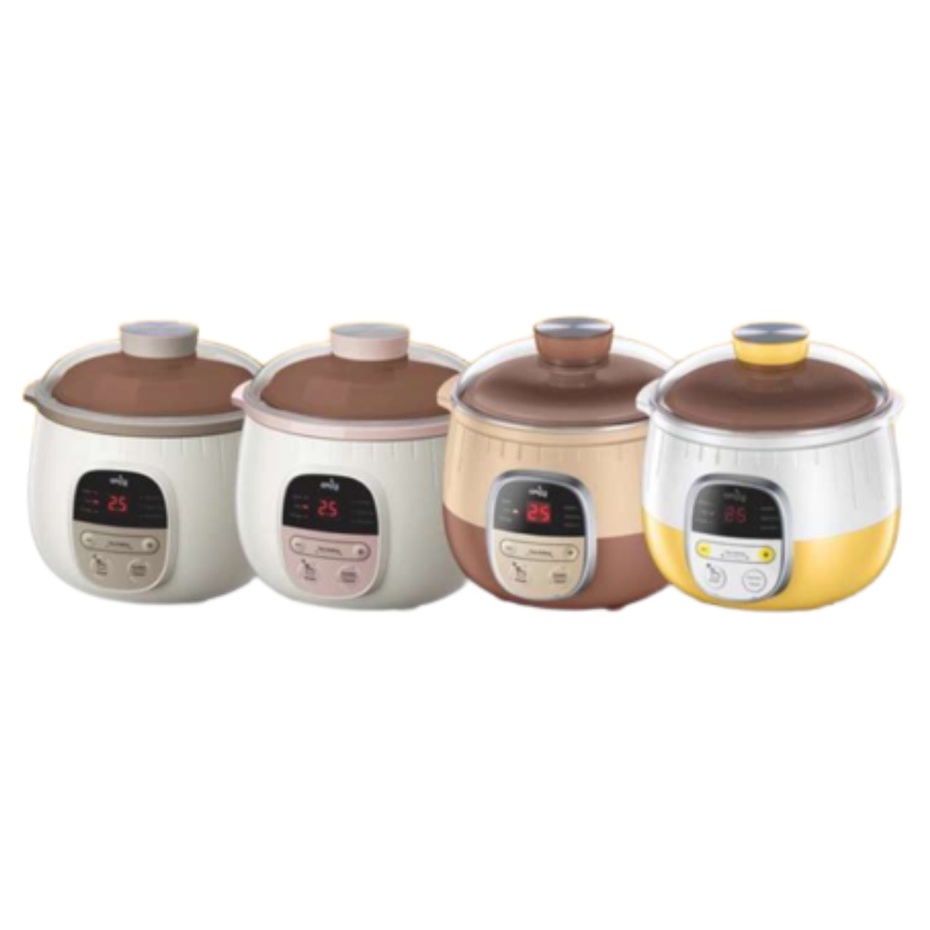 Jual Emily Slow Cooker Steamer 0.8L Clay Pot Baby & Family Food Maker