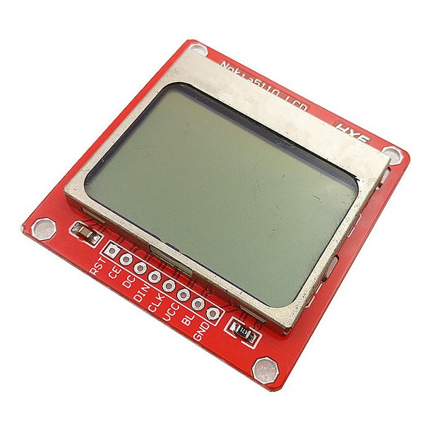 Red LCD Graphic Nokia 5110 84x48 Module Display for Arduino raspberry