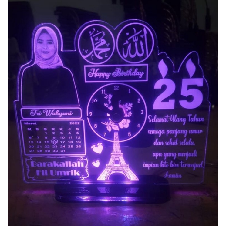 Kado Unik Lampu Hias Akrilik #2