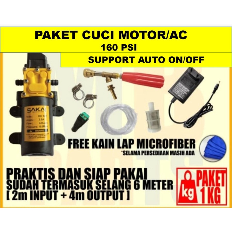 Alat Cuci Motor Ac Mobil Mesin Steam Mini Pompa Sprayer