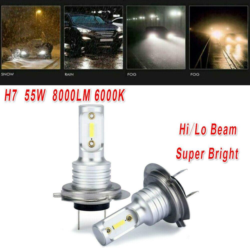 Lanfy H7 LED Car Headlight Bohlam Mobil Sinyal Balok Rendah Lampu Mobil Auto Headlight Bulbs Kit Konversi Car LED Headlight