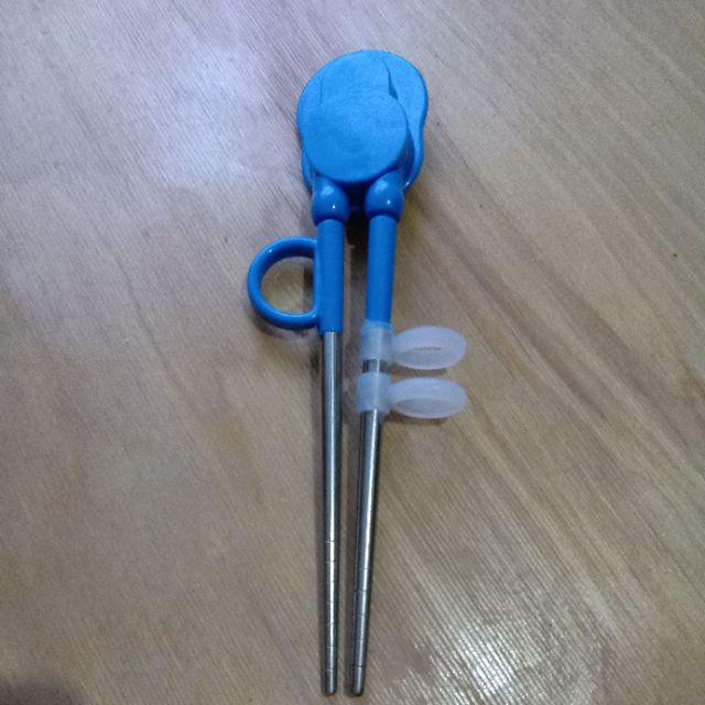 Sumpit Desain Kartun Bahan Stainless Steel Untuk Latihan Anak Balita