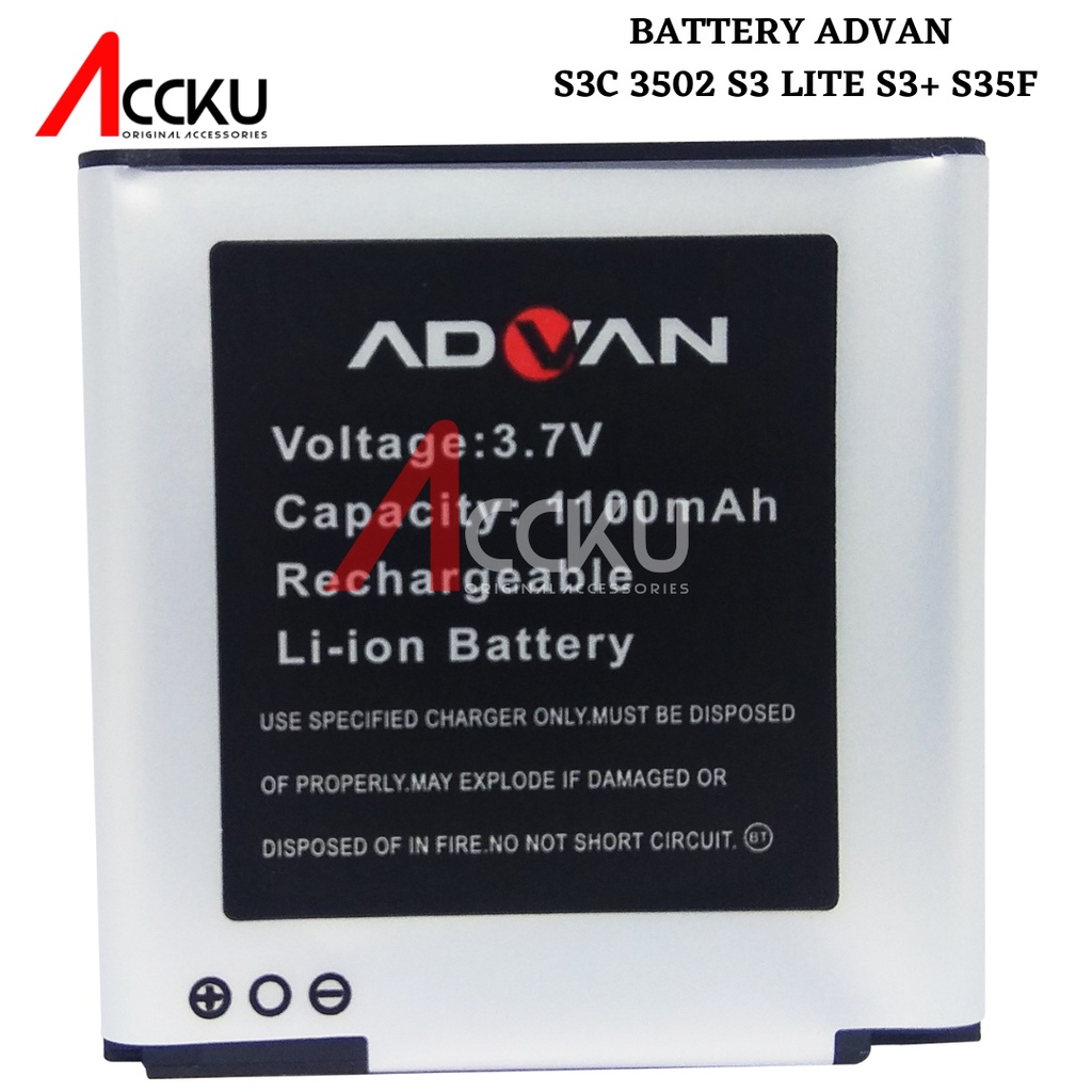 BATERAI ADVAN S3 PLUS BATTERY ADVAN S3C 3502 S3LTE S35F  ORIGINAL 99