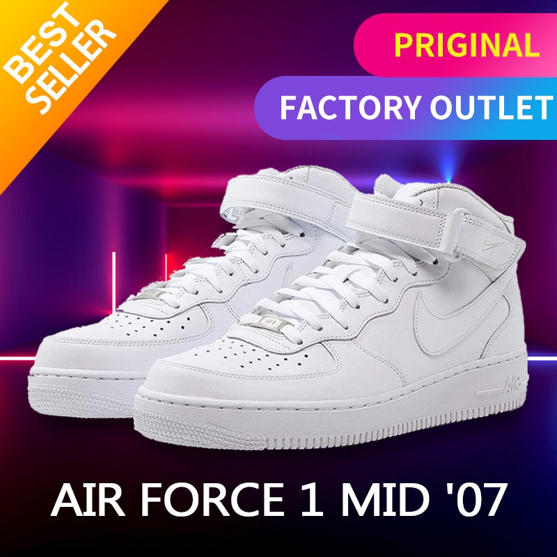 mid top white air force 1