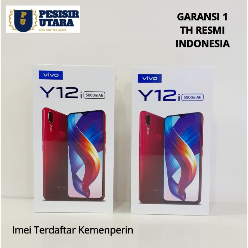 Vivo Y12i 3/32 Promo Murah Segel Resmi Indonesia