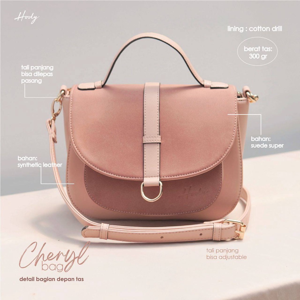 CHERYL BAG by Hody - Tas wanita tas selempang HAND BAG tas mini masa kini HODY