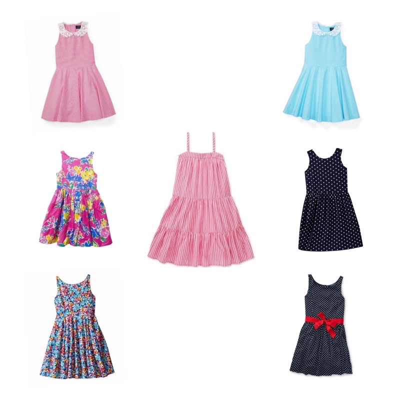 POLO Ralph Lauren Dress Girls Baju Anak Branded ORI