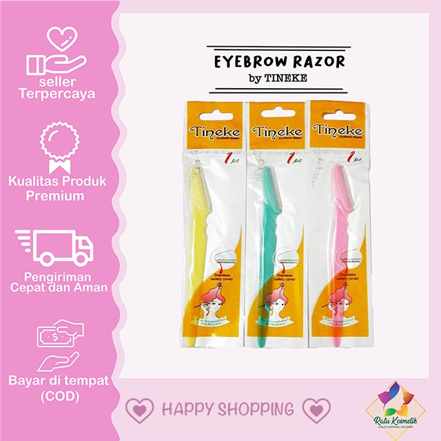 ❤ RATU ❤ Alat Cukur Alis - Pisau Cukur Alis Eyebrow Razor