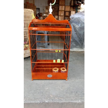 sangkar/kandang kotak Ebod no 1 warna coklat