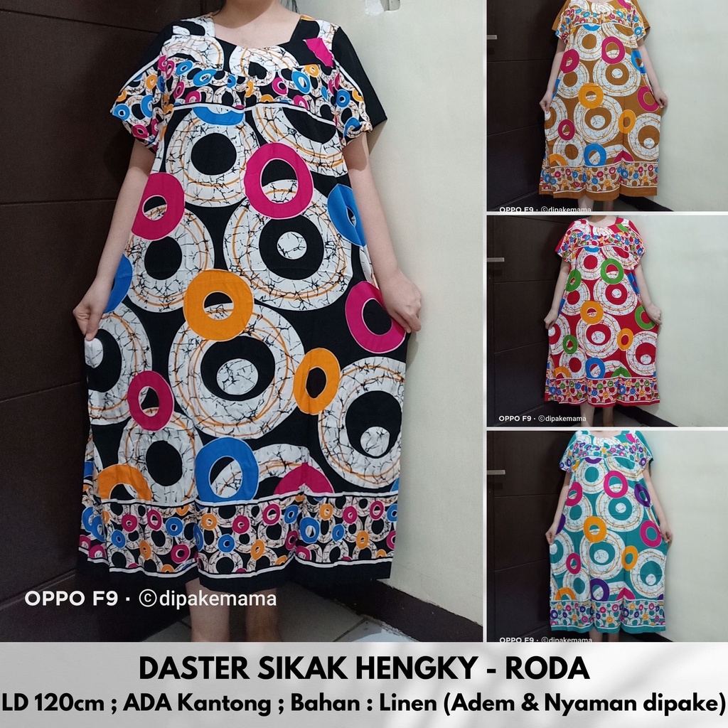 Daster Hengky Sikak ANYELIR TERBARU SEPATU BINTANG roda Baju Tidur Daster Batik Murah Harga Pabrik DASTER WANITA TERLARIS-2