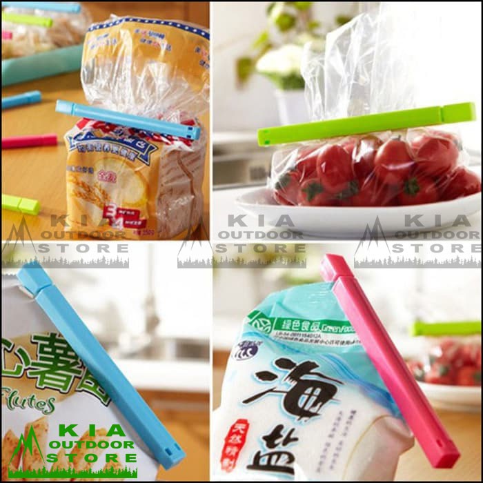 Penjepit Kemasan Plastik Bungkus Snack Roti Kerupuk Makanan Camilan Cemilan Kue Kering Kantong