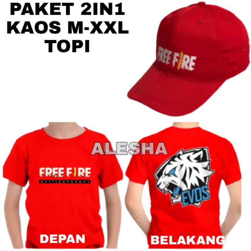 Kaos Anak  / Kaos Anak FF / Kaos  Anak / Kaos  Anak laki Laki Perempuan Baju Anak cowok