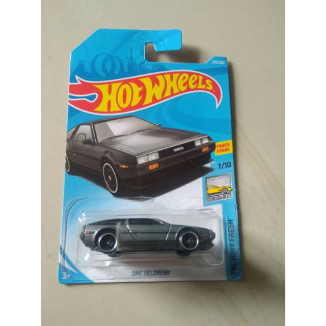 Hotwheels DMC Delorean Hitam