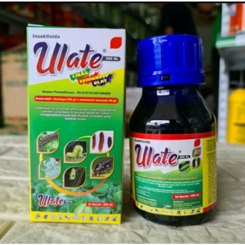 Insektisida ULATE 550SL 250 ml  Obat Ulat Untuk Sayuran Dan Buah