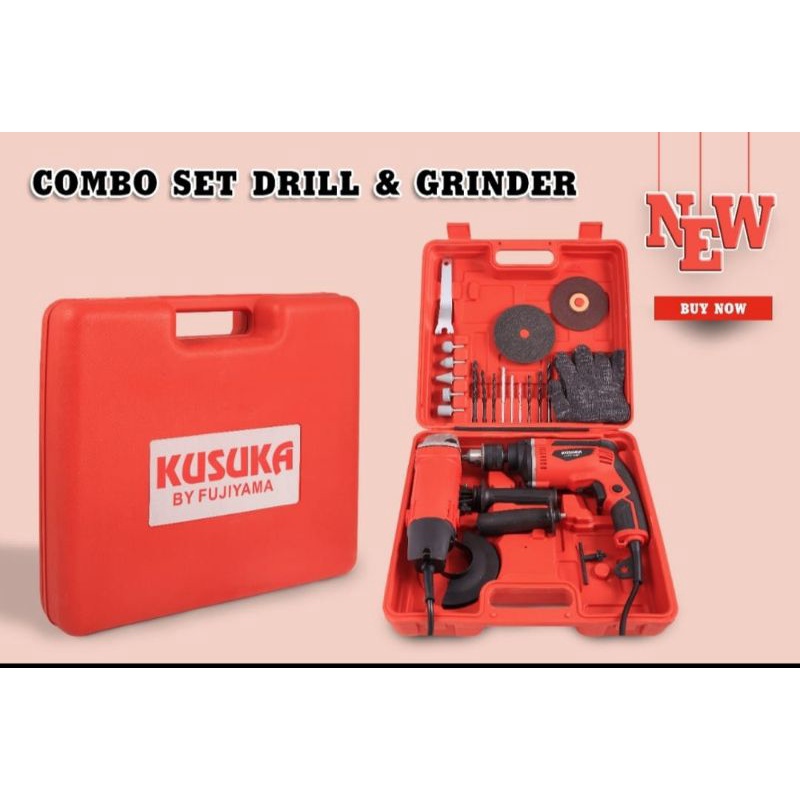 PROMO YANG AKAN DATANG Paket Tukang Murah Bor Tangan Listrik 13mm Dan Mesin Gerinda Tangan 4in Set mata Free koper dan aksesorisnya