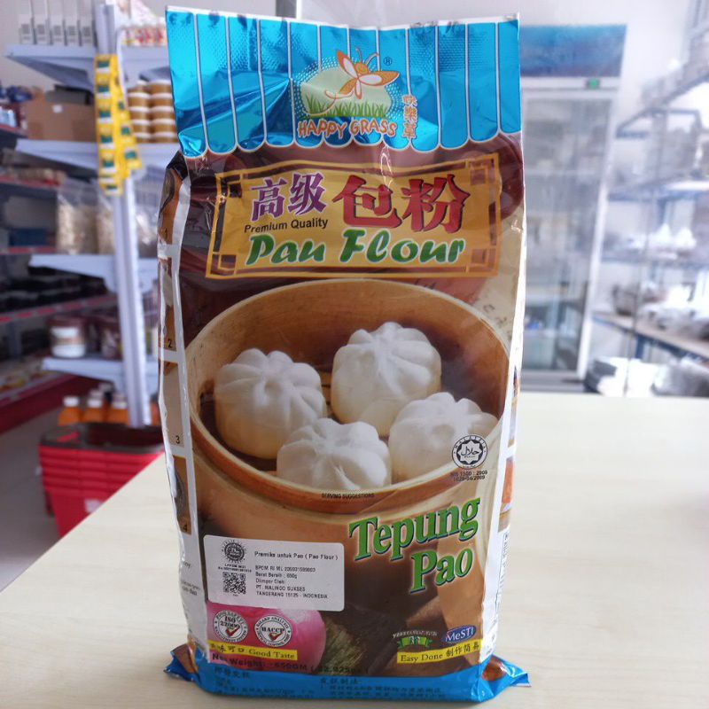 

Happy grass tepung pau flour 650g