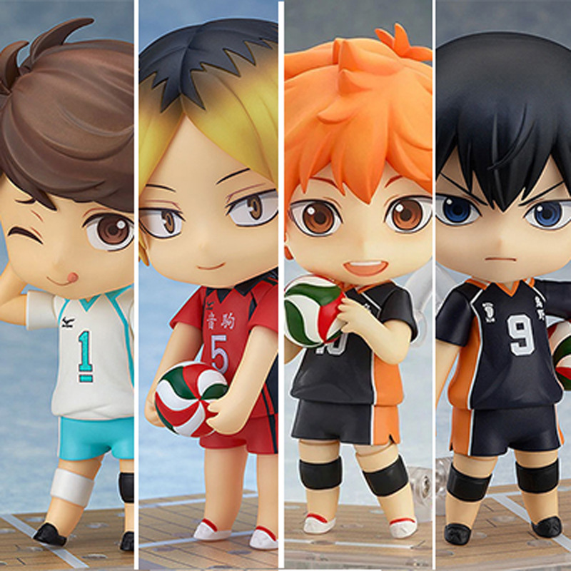 Haikyuu Mainan Action Figure Shoyo Tobio Kenma Tooru 489 # 563 # 461 # 605 # Nekoma Bahan Pvc Ukuran 100mm