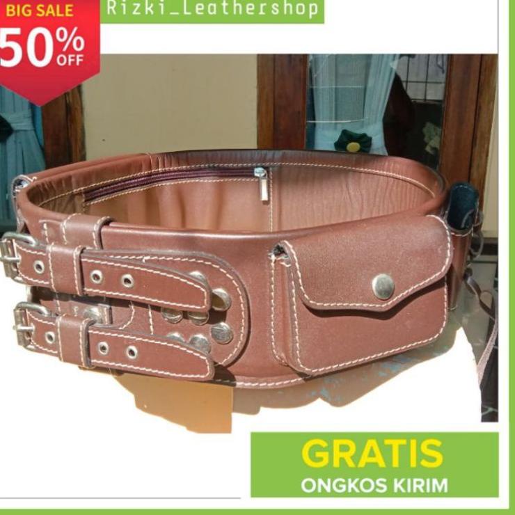 Harga Murah.. SABUK JAWARA KULIT ASLI 100% || SABUK BETAWI KULIT ASLI || SABUK TRADISIONAL KULIT || 