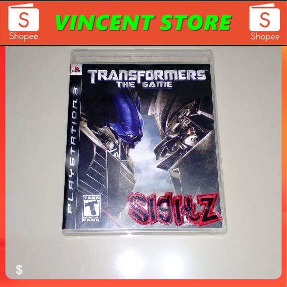 PRODUK ORIGINAL bd ps3 kaset game TRANSFORMERS the game