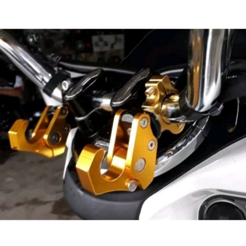 GANTUNGAN BARANG PCX150/PCX160/ADV150/KLX/CRF/DLL HOCK JEPIT STANG KODEL LIPAT CENSI