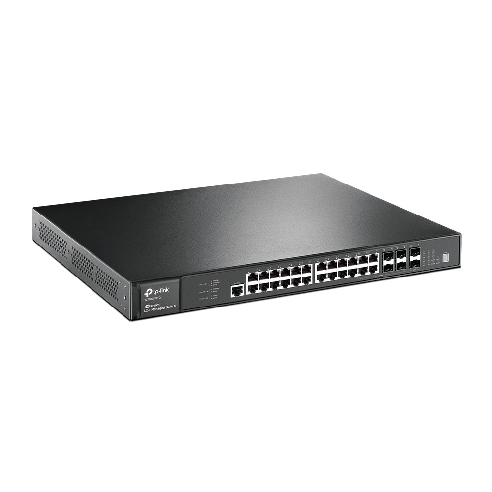 Tp-Link T2700G-28TQ JetStream 28-Port Gigabit Stackable L2+ Managed Switch