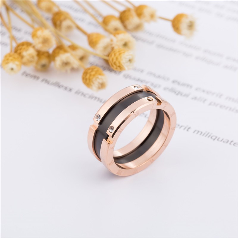 Cincin Titanium Mini Korea fashion cewek Wanita CK073 anti karat