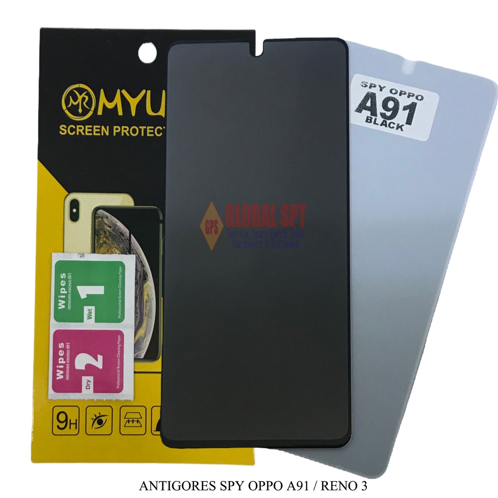 SPY OPPO A91 / ANTIGORES SPY / TEMPERED GLASS A91