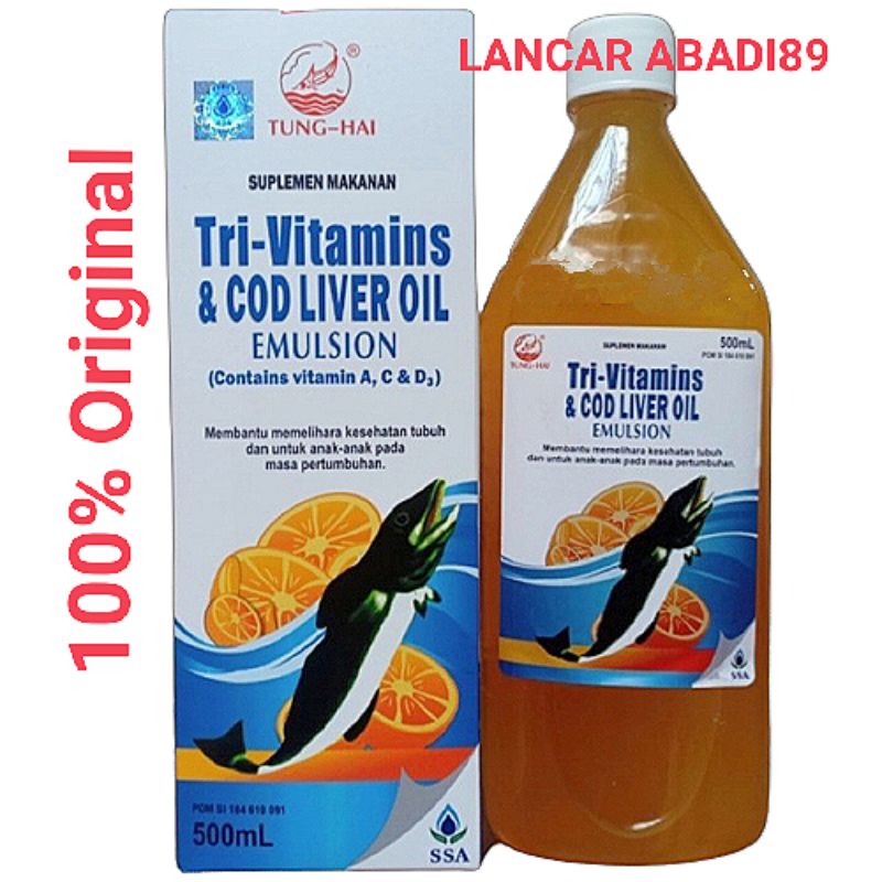 Minyak ikan tunghai - tung hai fish liver oil emulsion syrup