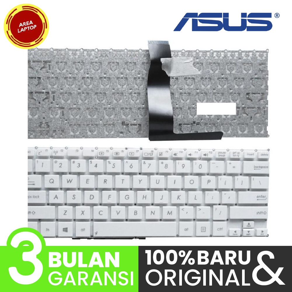 Keyboard Asus Vivobook X200 X200CA X200MA X200LA F200CA F200MA Putih White