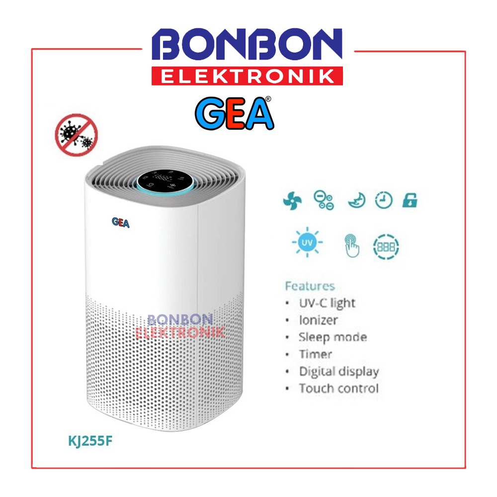 GEA Air Purifier + UV-C KJ-255F / KJ255F Coverage Area 30m²