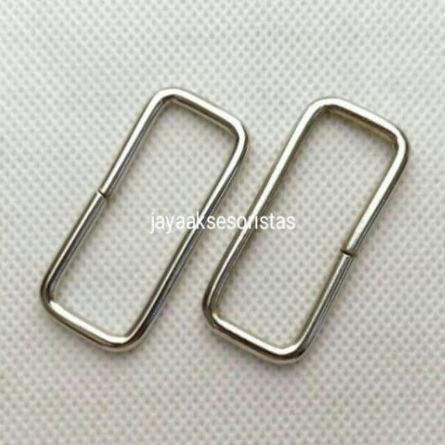 Ring kotak nikel tas 3.8 cm murah