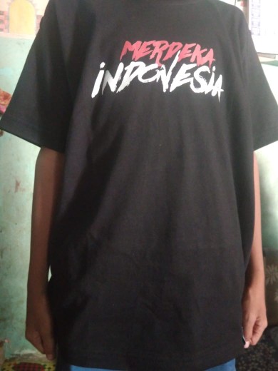 Baju Kaos Kemerdekaan Bayi Anak & Remaja Batik Garuda Indonesia 6 Bulan - 12 Tahun Katun Combed 30s