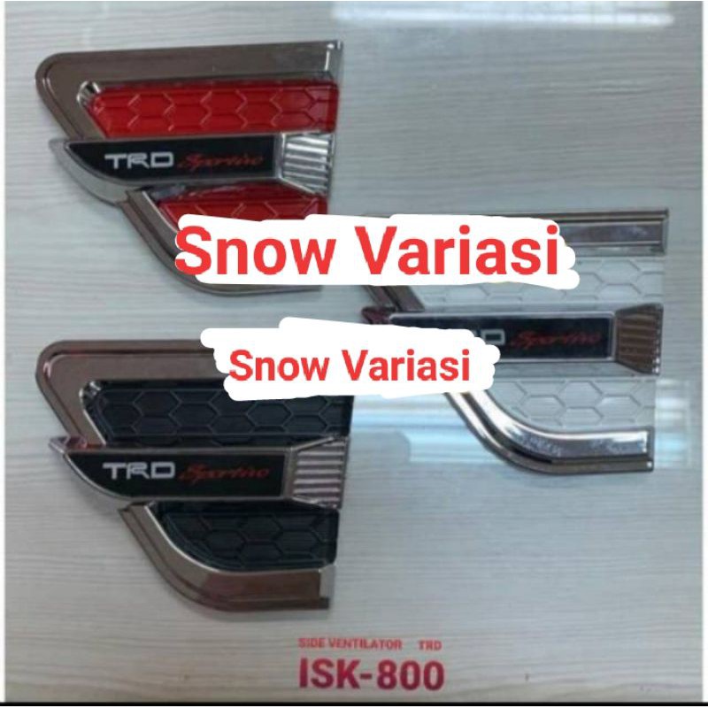 Side vent - side air flow trd Sportivo untuk mobil universal