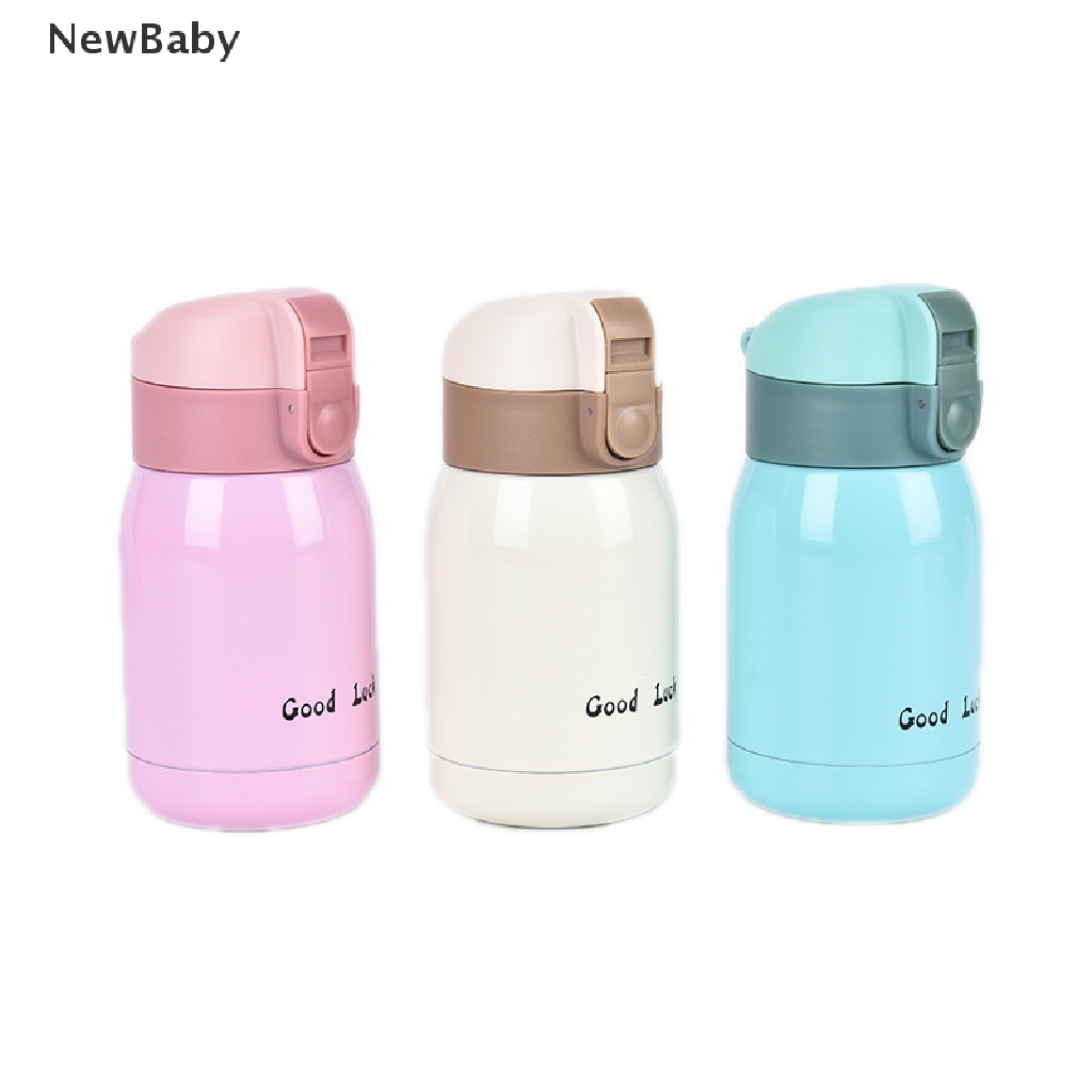 1pc Botol Minum Thermos Vacuum Mini Portable Bahan Stainless Steel Untuk Anak
