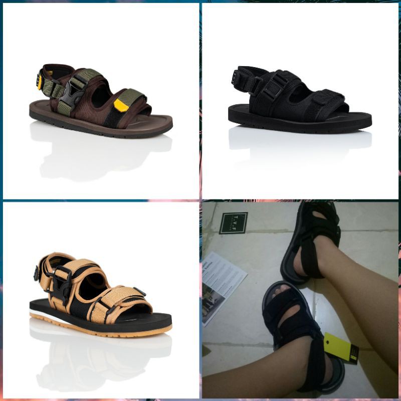 TVF FOOTWEAR SANDAL PRAU (BLACK,BROWN GREEN,GUM