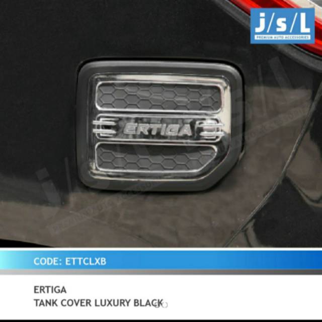 Tank cover/ tutup tangki mobil Ertiga model luxury Hitam &amp; Putih jsl