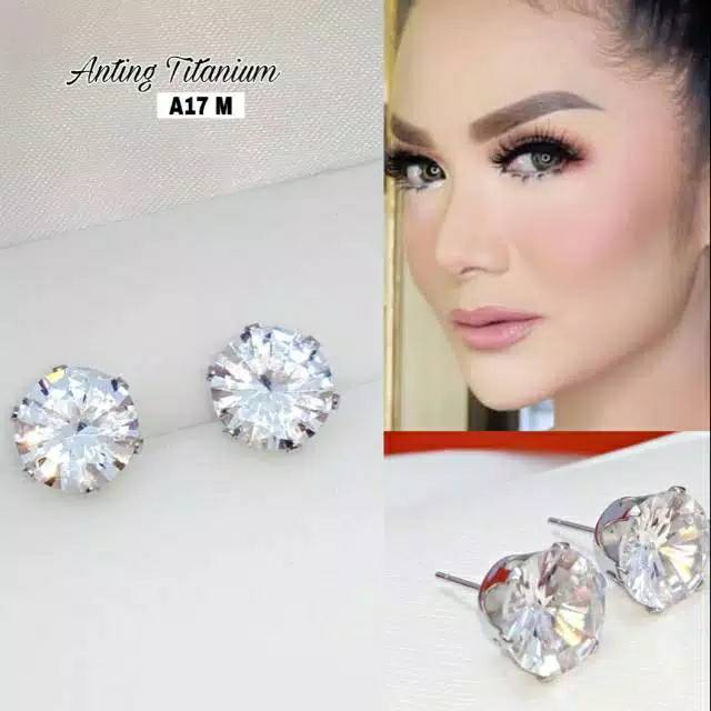 FOURFASHION Anting Titanium Tusuk Permat A17M