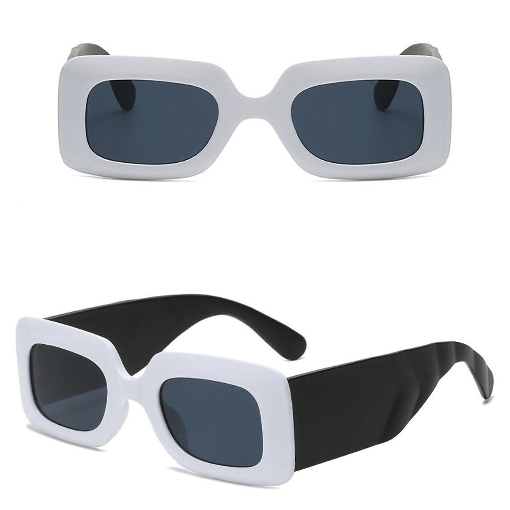 Mxbeauty Square Sunglasses Kacamata Anti Radiasi Kaca Mata Anti Radiasi Untuk Wanita Frame Besar Perlindungan Kacamata Perempuan Korea Kaki Lebar Anti Radiasi Kaca Wanita Kacamata