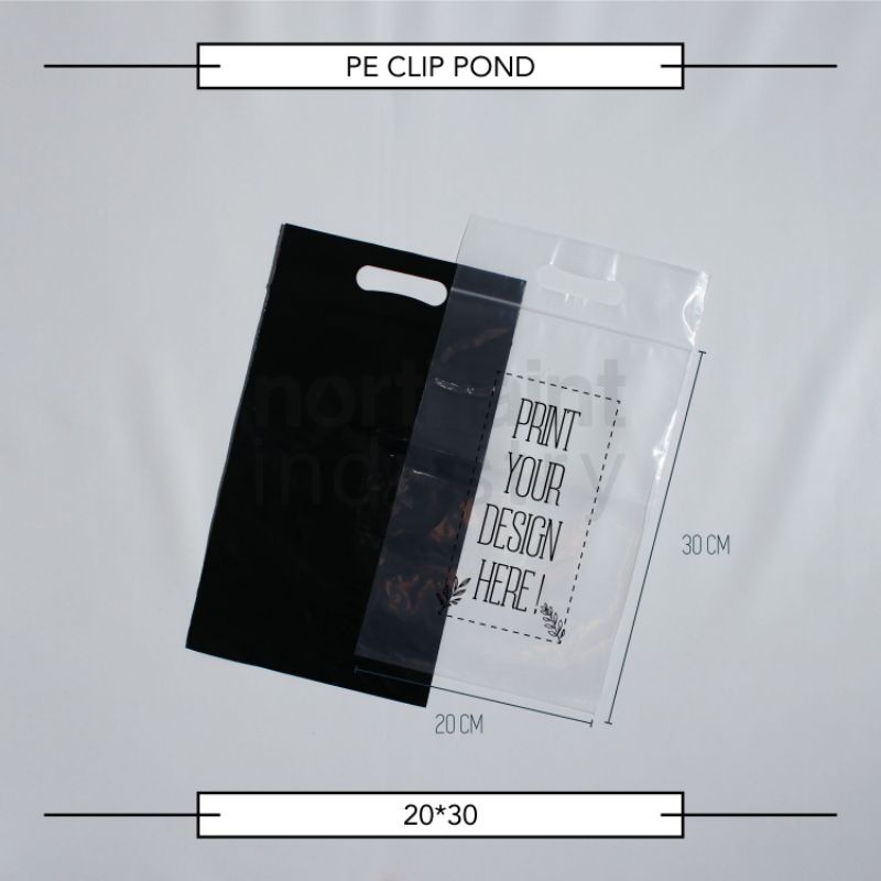 

Sablon Plastik PE Clip Pond 20*30