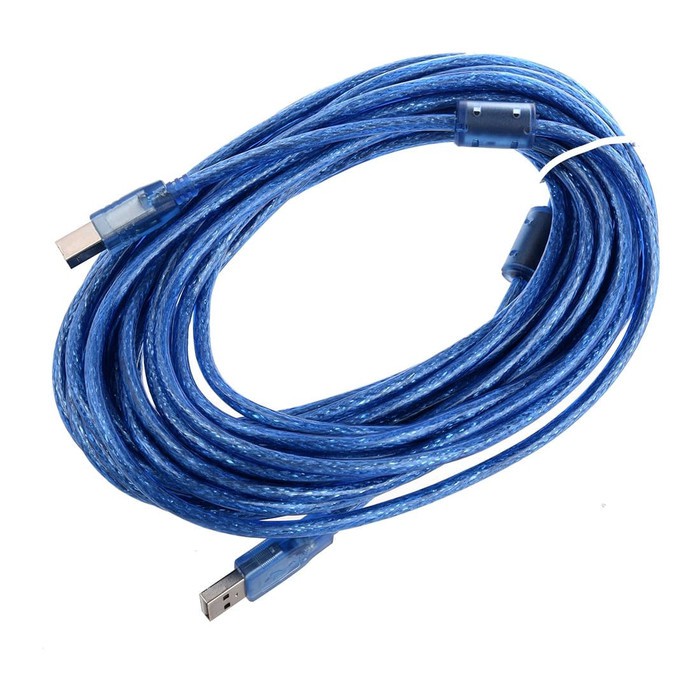 ABC10 | KABEL USB 2.0 MALE TO PRINTER MALE CENTROO 10 M / KABEL PRINTER USB CENTROO 10 M USB 2.0