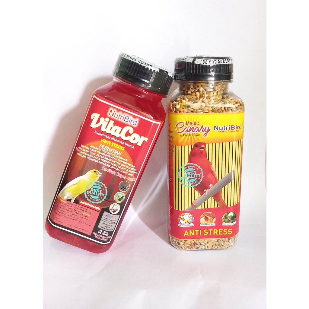 1 Paket RACIKAN JUARA MAGIC KENARI &amp; VITACOR SUPLEMEN