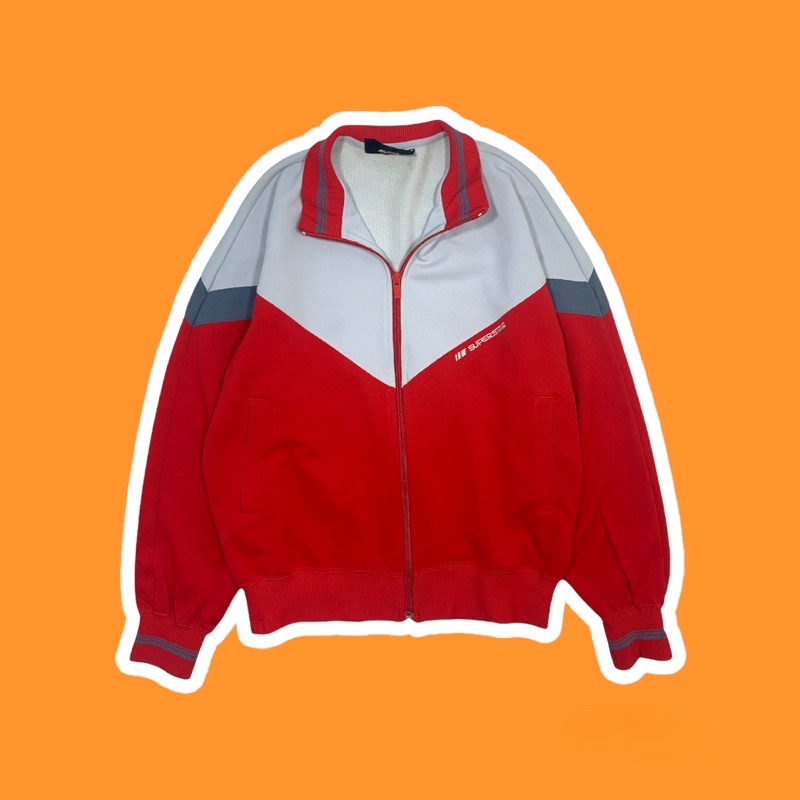 Tracktop Jaket second Color block Mizuno