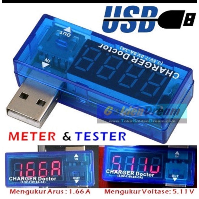 USB DOCTOR VOLTAGE TESTED CURRENT MULTITESTER VOLT AMPERMETER