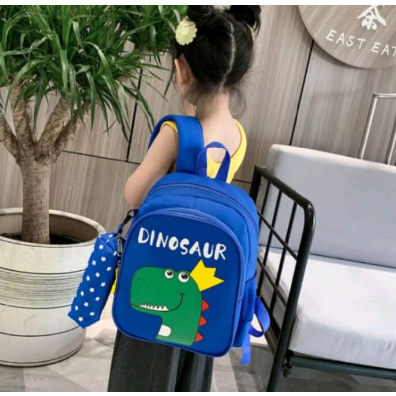 DAEYBAG-TAS RANSEL ANAK KARAKTER DINOSAURUS MOTIF PRINT TERBARU 2022