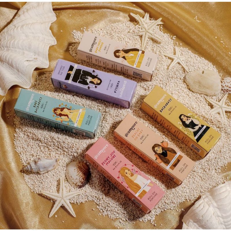 PAKET USAHA PARFUM GEAMOORE ROLL ON 6ML / GEAMOORE ADDICTED SERIES 5ML