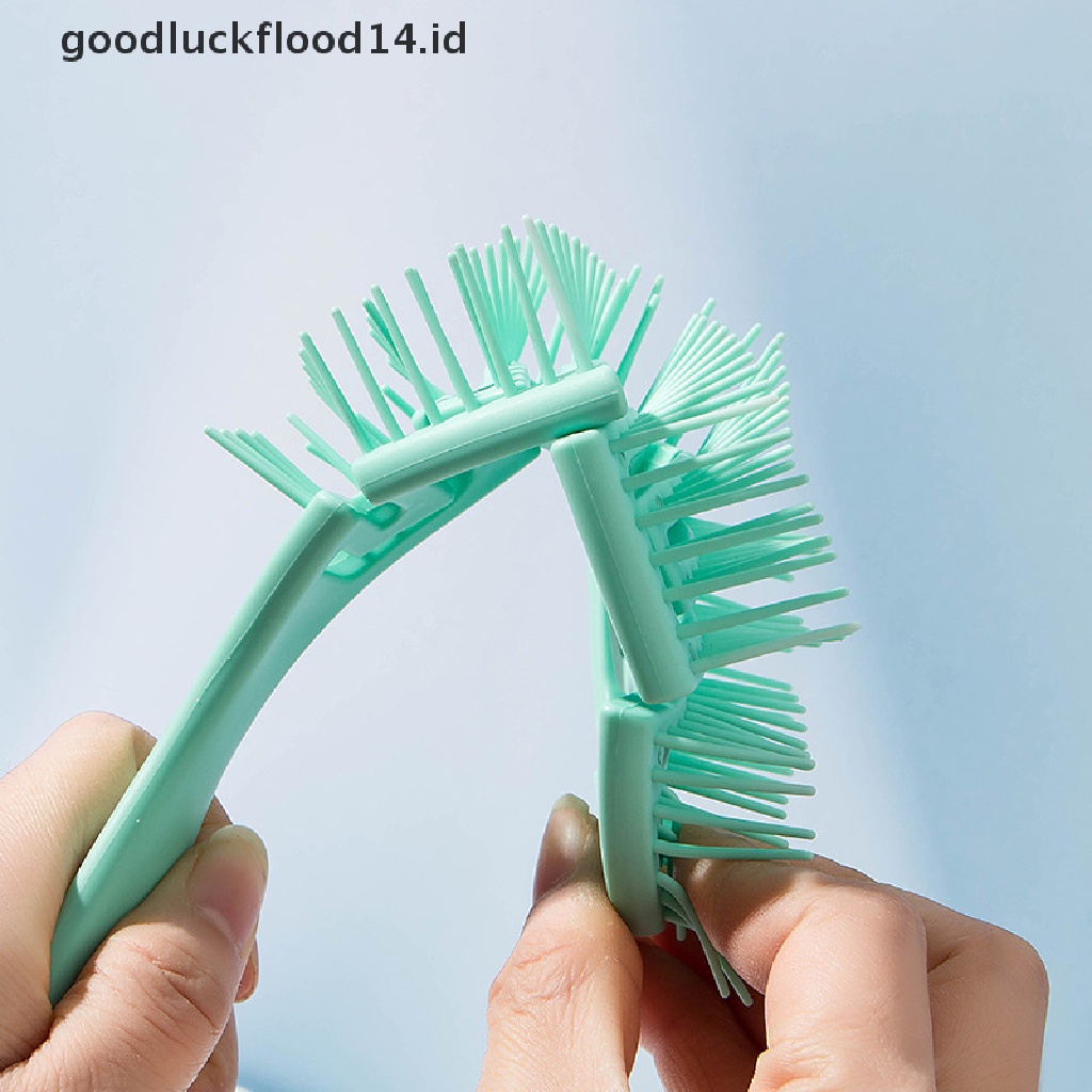 [OOID] Wet Brush DryCurved Comb Massage Comb Fluffy Shape Ribs Curling Comb On Wet Hair ID