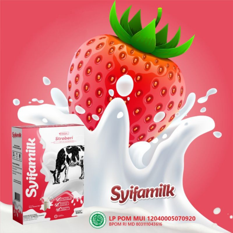 SYIFAMILK SUSU DIET RASA STRAWBERY 550gr