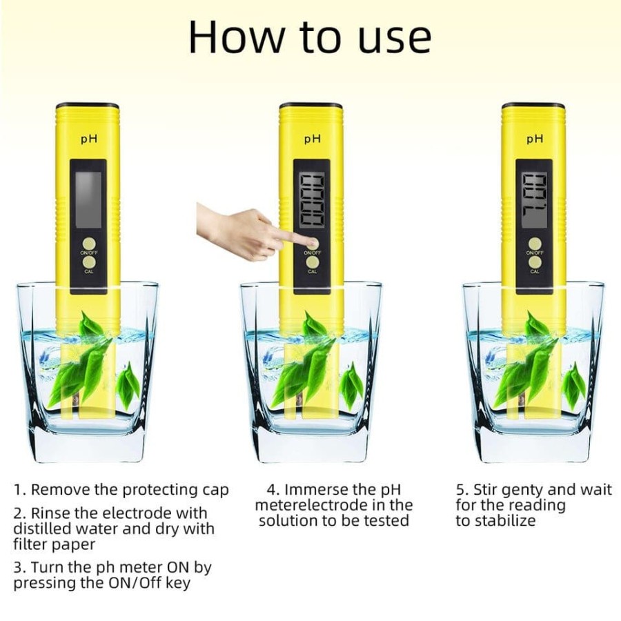 PH Meter TDS / EC Meter Alat ukur Hidroponik Kualitas Air Aquarium Keasaman Air