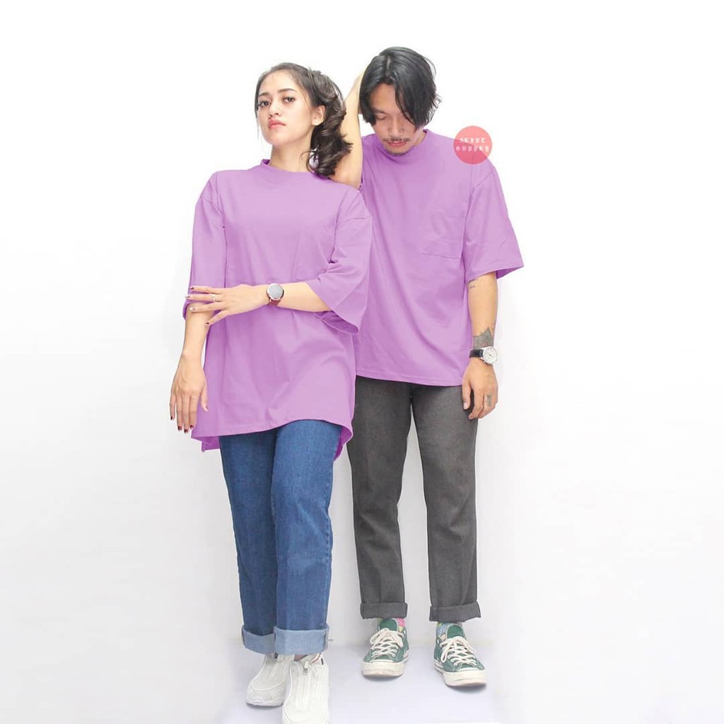 KAOS POLOS OVERSIZE / KAOS POLOS OVERSIZED / KAOS POLOS OVERSIZE WANITA &amp; PRIA / TSHIRT OVERSIZED