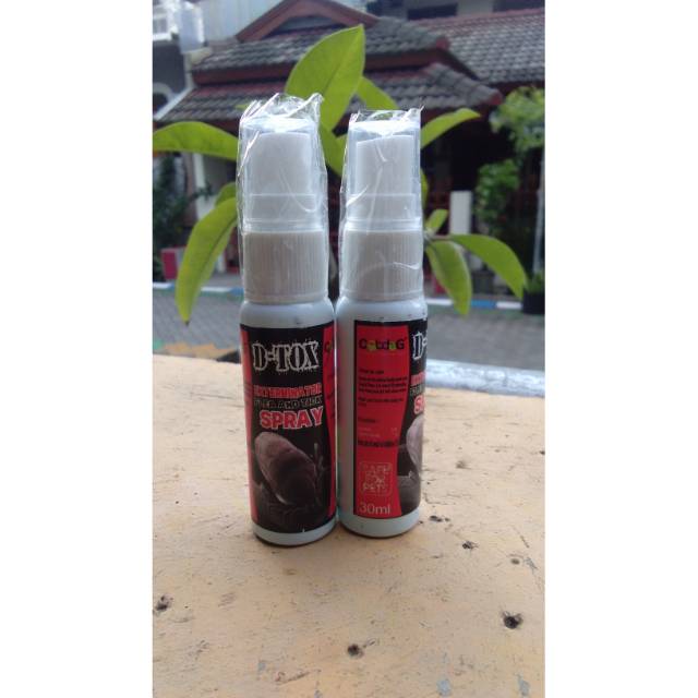 Obat Kutu Semprot Anjing Kucing D-TOX 30ML